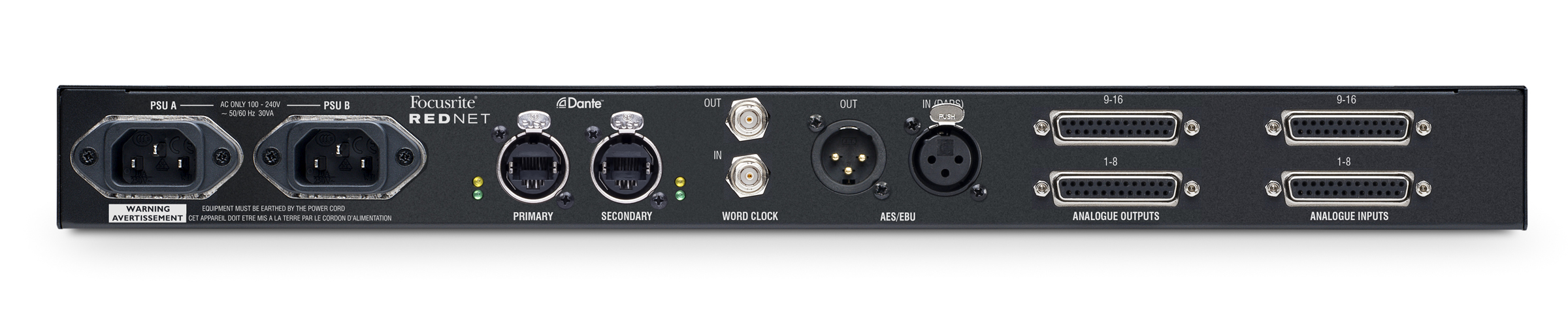 Rednet 2 Rear Focusrite